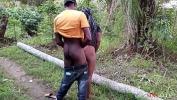 Bokep African strange spirit caught two city lovers fucking in the bush