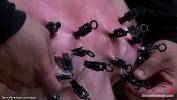 Video Bokep Hot Gagged bound brunette slave in metal device Marie McCray gets palms caned then in inverted suspension pussy toyed in the air by master Orlando 2022