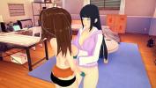 Nonton Bokep Online Diane and Kunoichi Hinata Lesbian crossover Masturbation comma fingering and pussy rubbing 3D terbaik