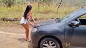 Nonton video bokep HD I have sex in the middle of the mountains by the side of the road with a black mechanic