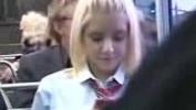 Xxx Bokep Blonde on train hot