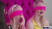 Bokep Sex Chloe Cherry and Lily Rader get blindfolded for a tasting game period Abella Danger lets them tast lollipops and cookies before she offers them her pussy period Then she squirt in their faces and thats the start of them kissing comma licking and