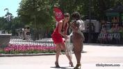 Bokep Sex Mistressdisgraces ebony bbw slave in public gratis