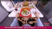 Bokep Sex Vittoria Dolce is blowing you under the table during Christmas Dinner in VR 3gp