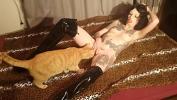 Video Bokep Hot Slut dildoing her pussy and cat comes on bed and is curious 3gp