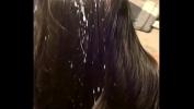 Vidio Bokep HD Latina gets a lot of cum in hair