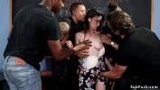 Bokep HD Brunette hottie Lyra Lockhart is tied by her students after class and then interracial gangbang and anal and double penetration banged in classroom hot