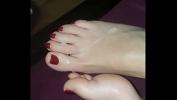 Bokep Gratis Cumshot on feet soles red nails 3gp