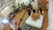 Bokep Full Behind the scenes JAV filming featuring a huge group of real married women watching as one of their own joins the fun with legendary MILF Chisato Shouda helping out as a naked third wheel in HD