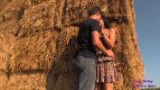 Video Bokep Terbaru Her short skirt and her giant tits turn the guy on as he fucks her on the hay bales gratis